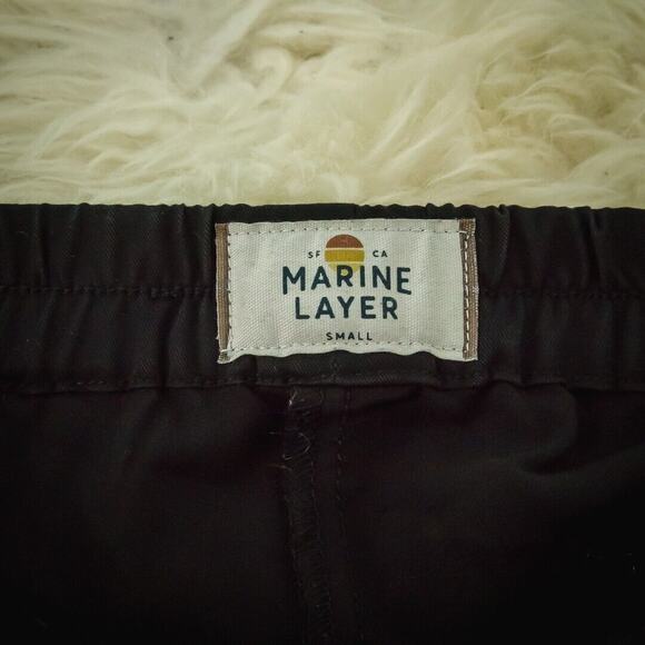 Marine Layer Size Small S Allison Black Pull On Stretch Waist Ankle Length Pants - Picture 4 of 6